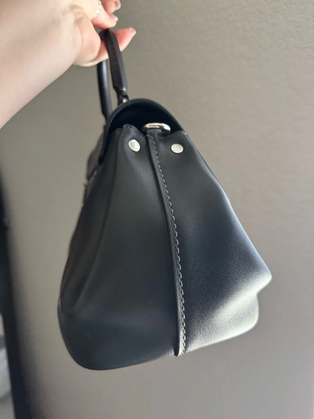 COACH Slouchy Rogue 🖤💀 black/silver overseas exclusive. - Picture 3 of 10